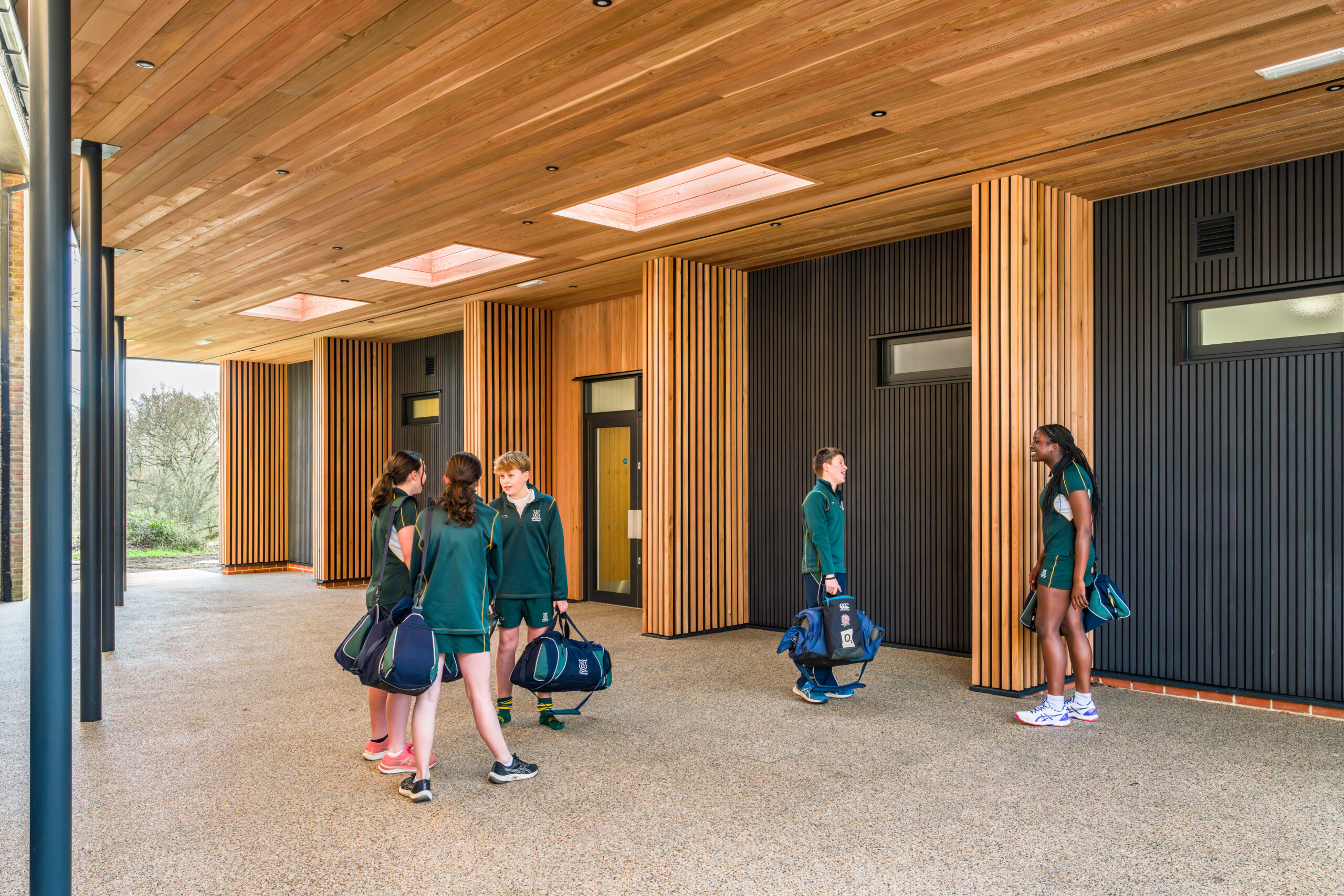The Sports Pavilion Reimagined: TG Escapes – Timber Media